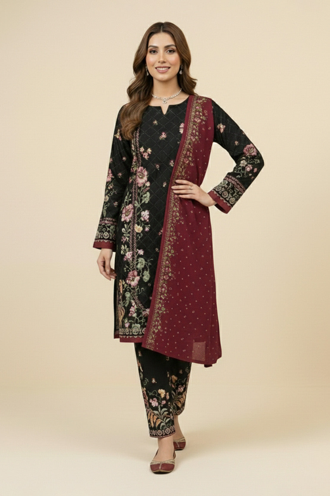 Printed - 3 Pc Lawn Suit
