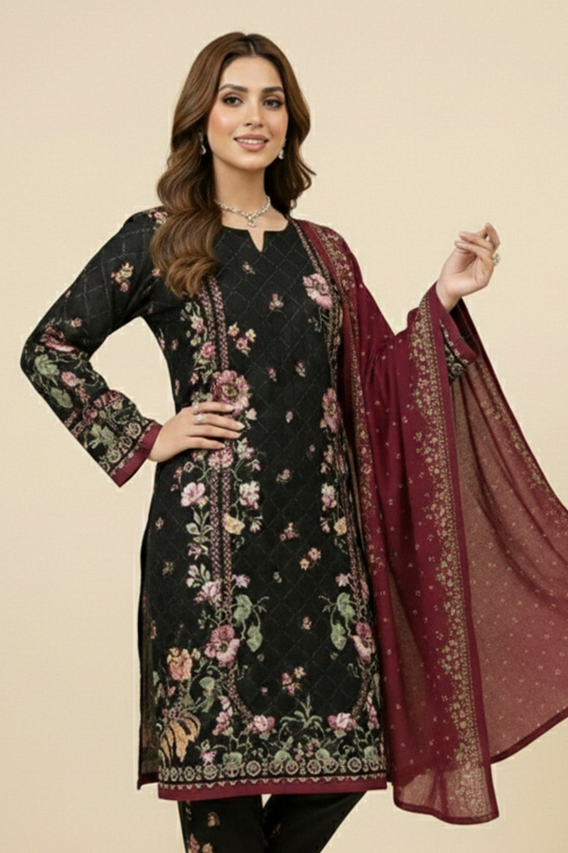 Printed - 3 Pc Lawn Suit