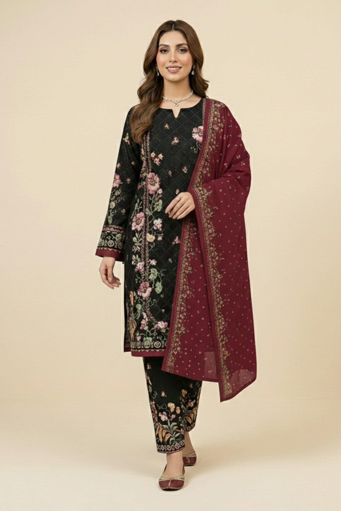 Printed - 3 Pc Lawn Suit