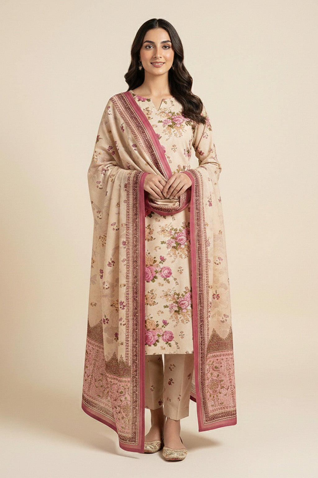 Printed - 3 Pc Lawn Suit