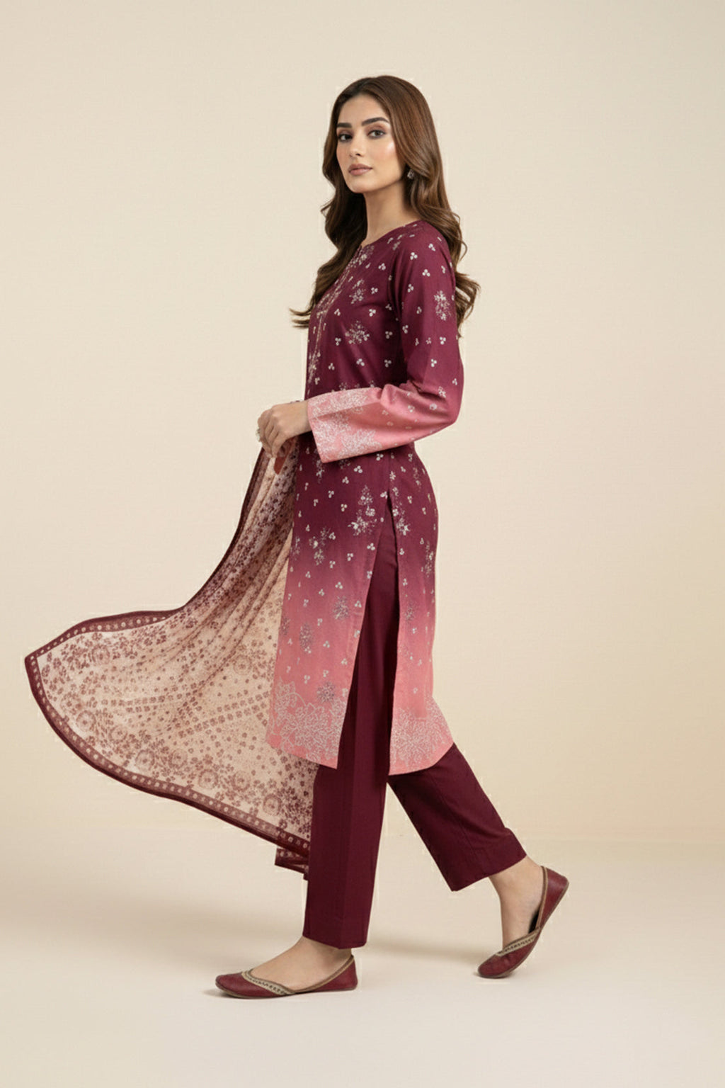 Embroidered - 3 Pc Lawn Suit