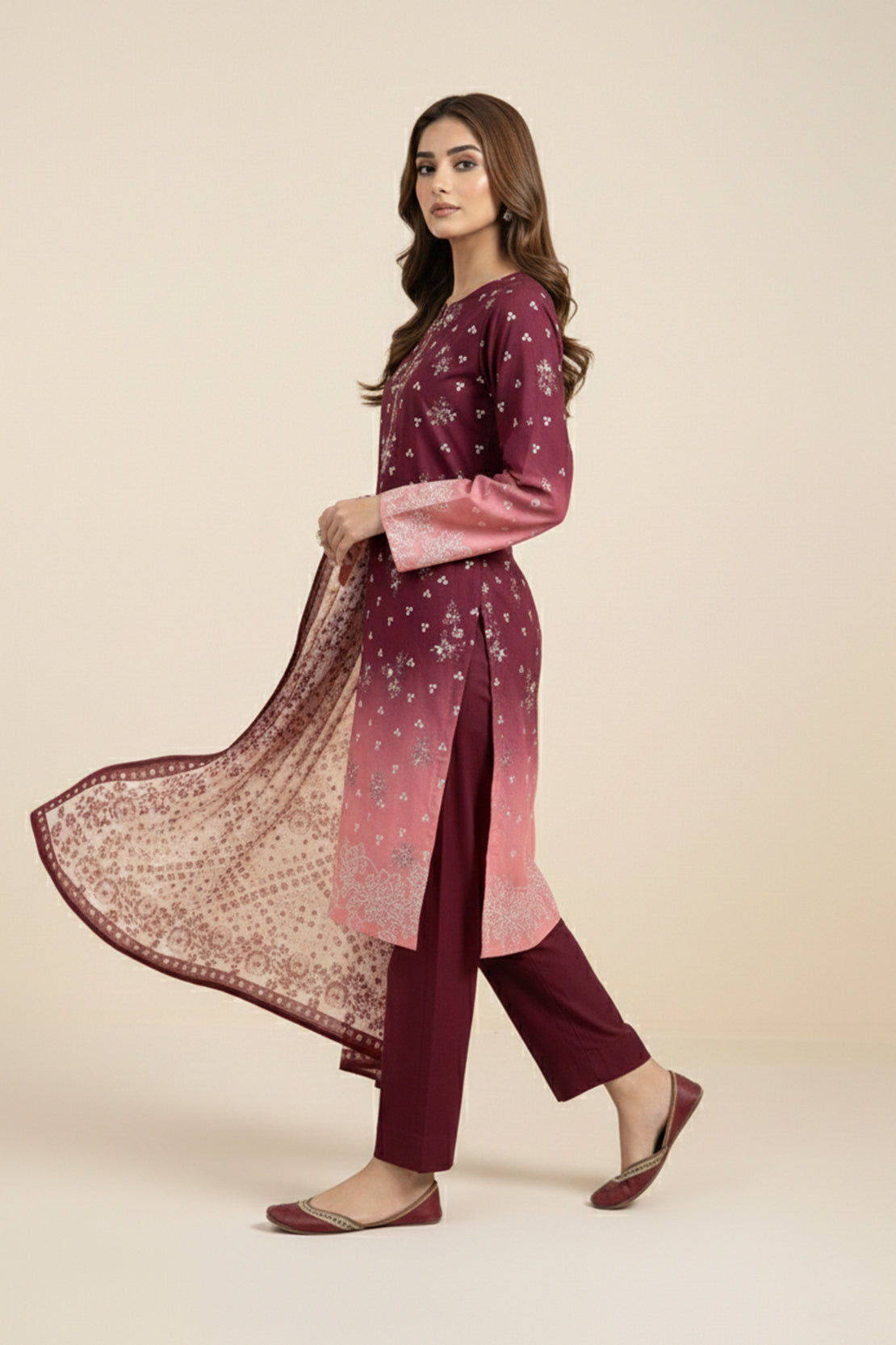 Embroidered - 3 Pc Lawn Suit