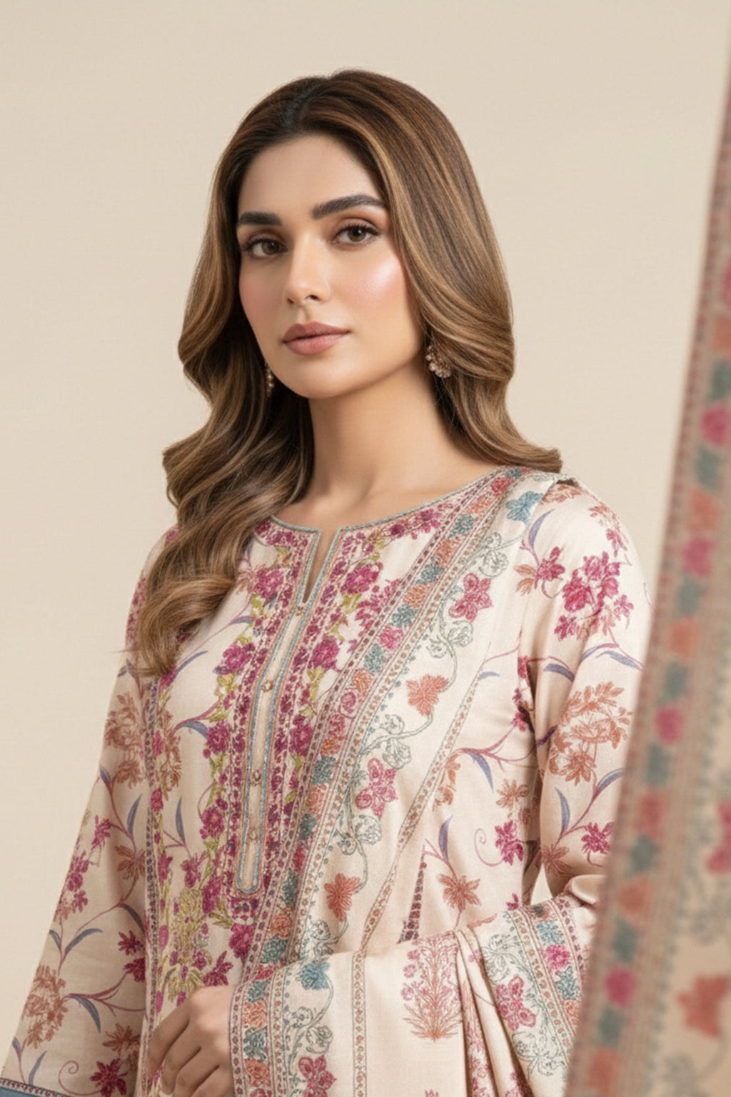 Embroidered - 3 Pc Lawn Suit