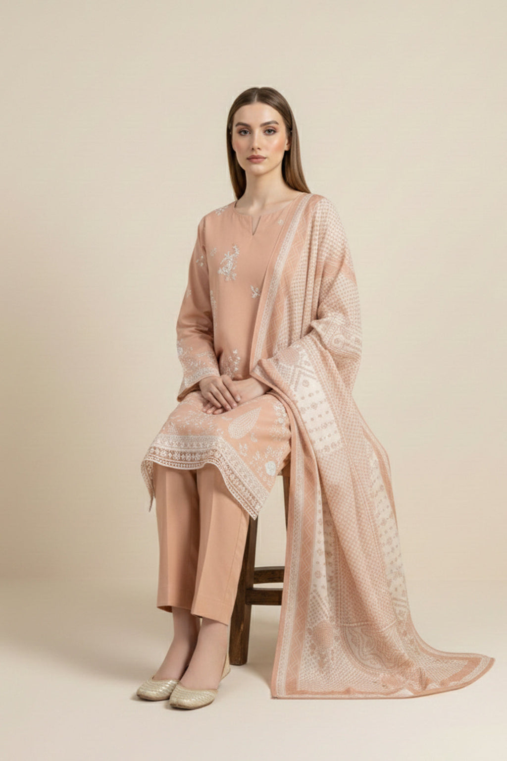 Embroidered - 3 Pc Lawn Suit