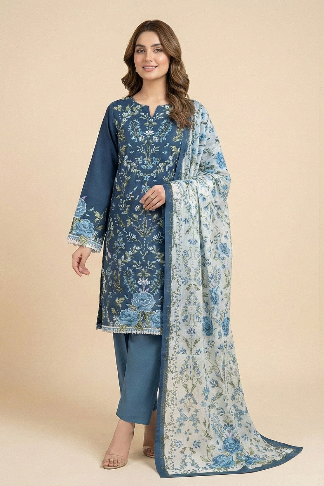 Printed - 3 Pc Lawn Suit