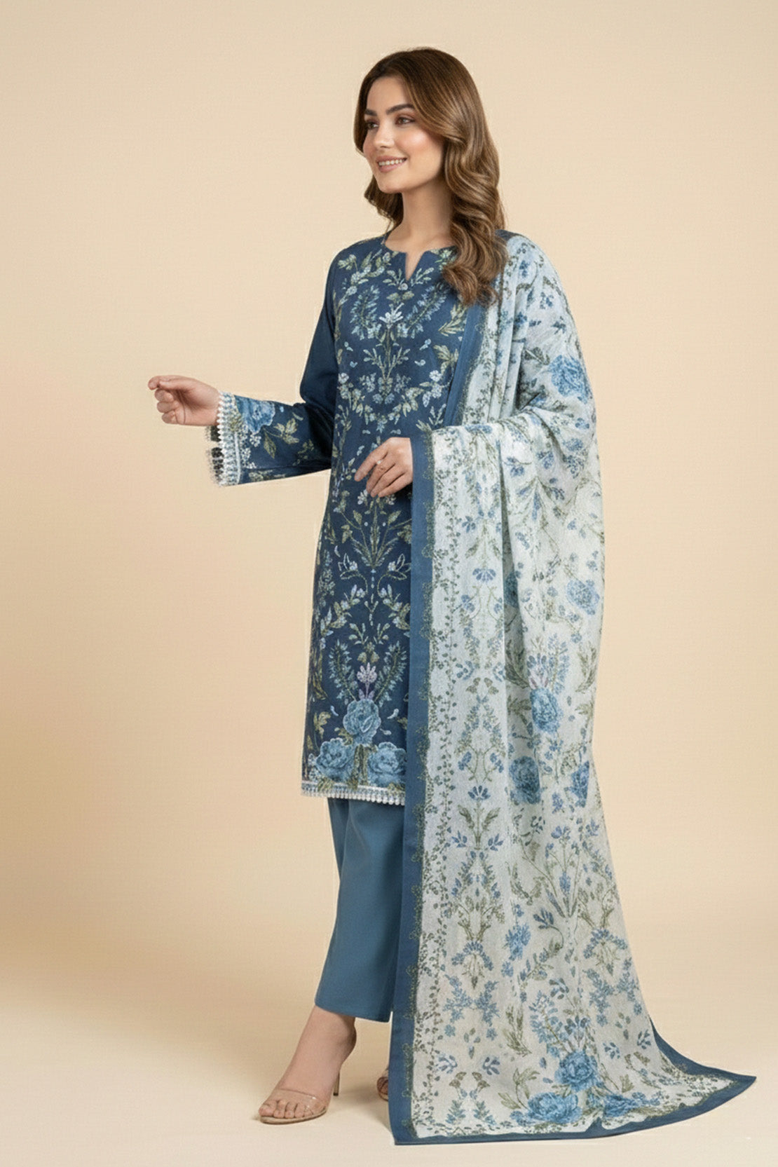 Printed - 3 Pc Lawn Suit