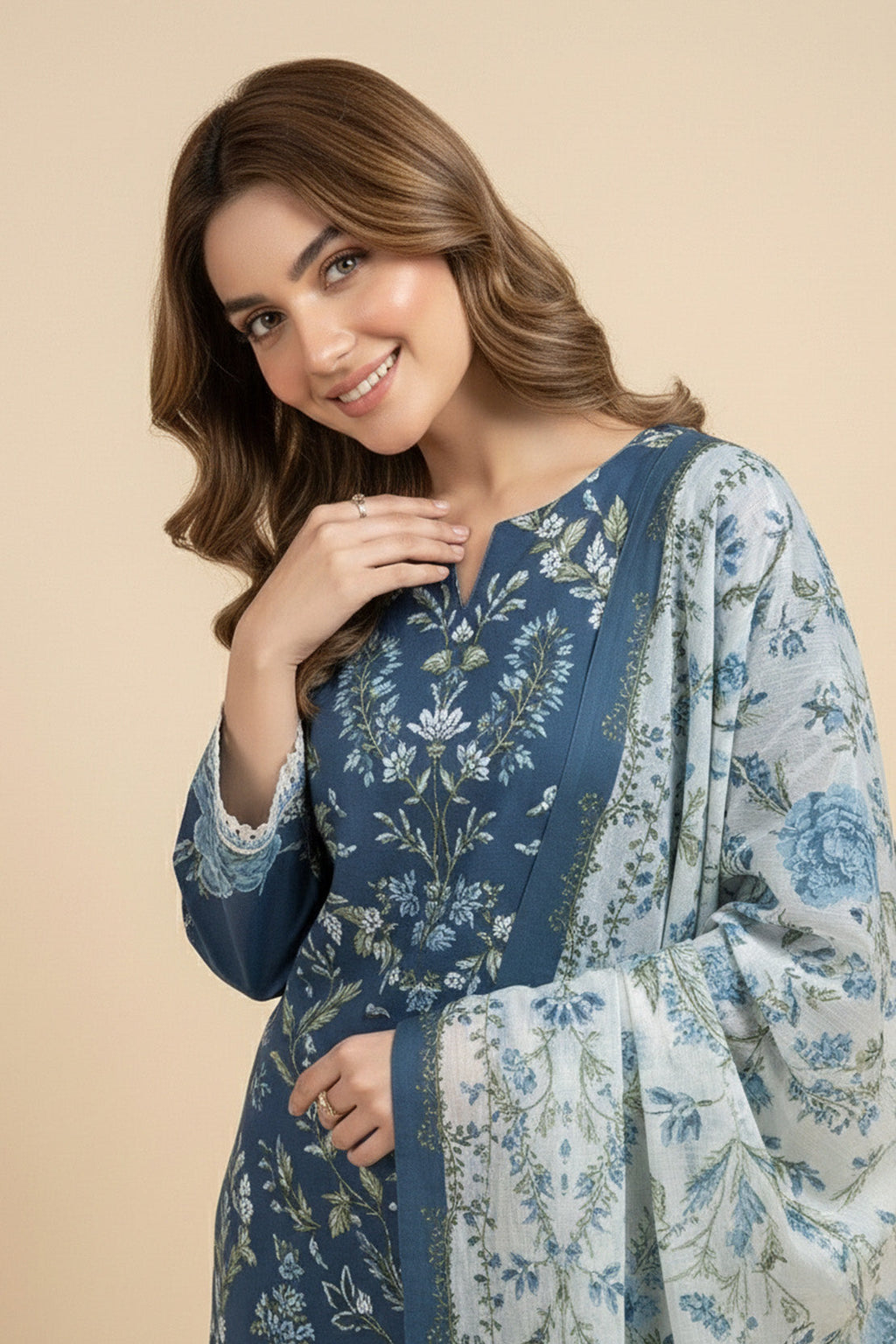 Printed - 3 Pc Lawn Suit