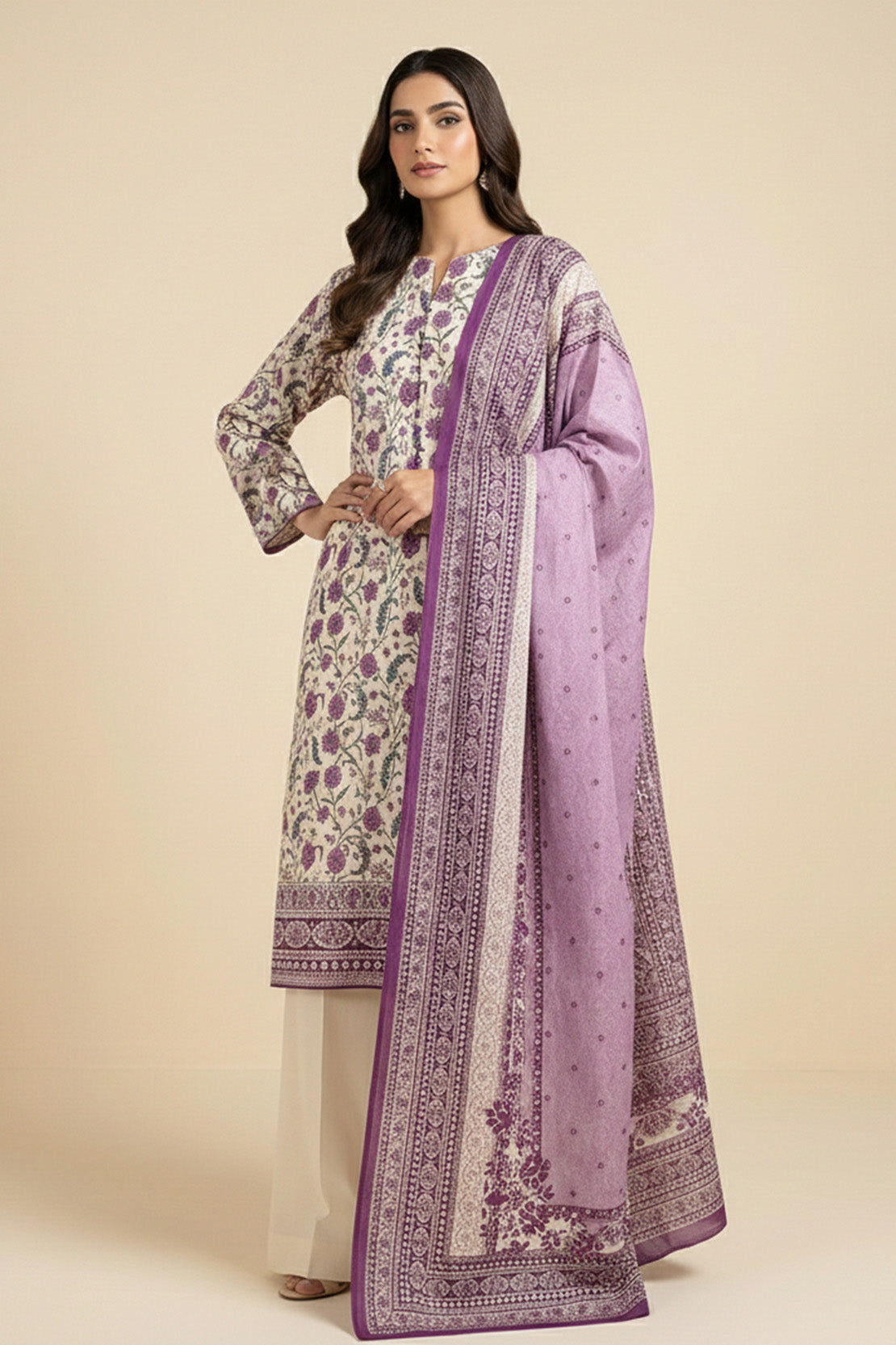 Printed - 3 Pc Lawn Suit