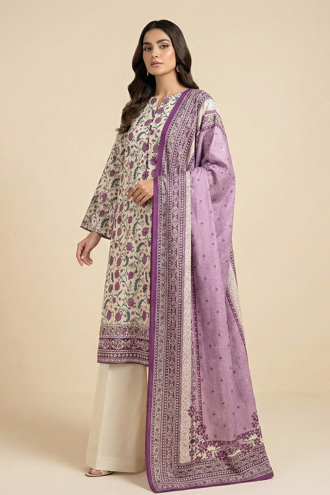 Printed - 3 Pc Lawn Suit