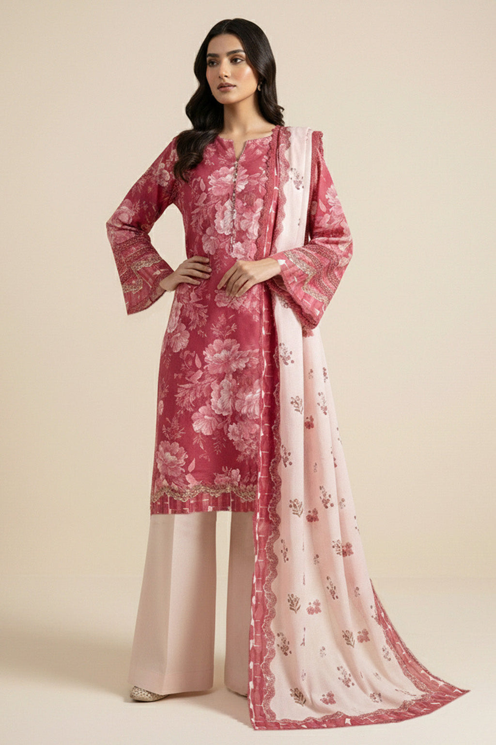 Printed - 3 Pc Lawn Suit