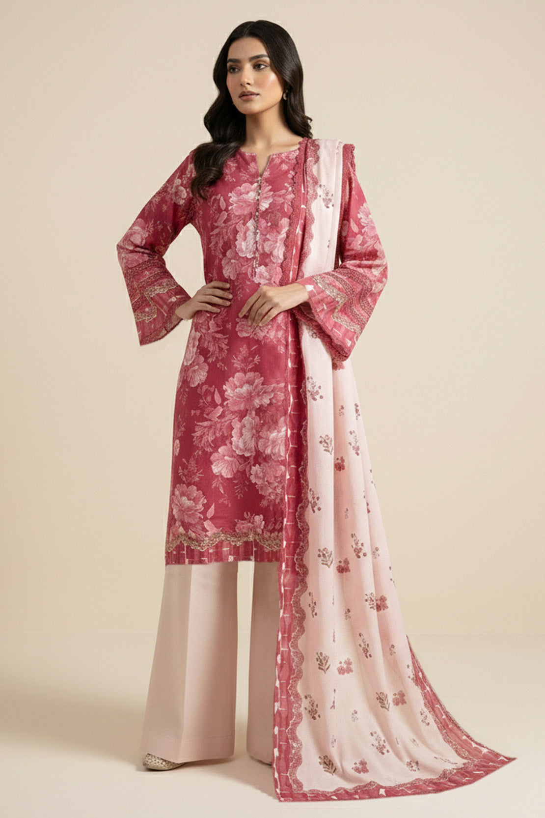 Printed - 3 Pc Lawn Suit
