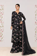 Embroidered - 3 Pc Lawn Suit (Embroidered Chiffon Dupatta)