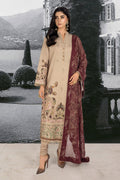 Trending Embroidered - 3 Pc Lawn Suit (Embroidered Chiffon Dupatta)