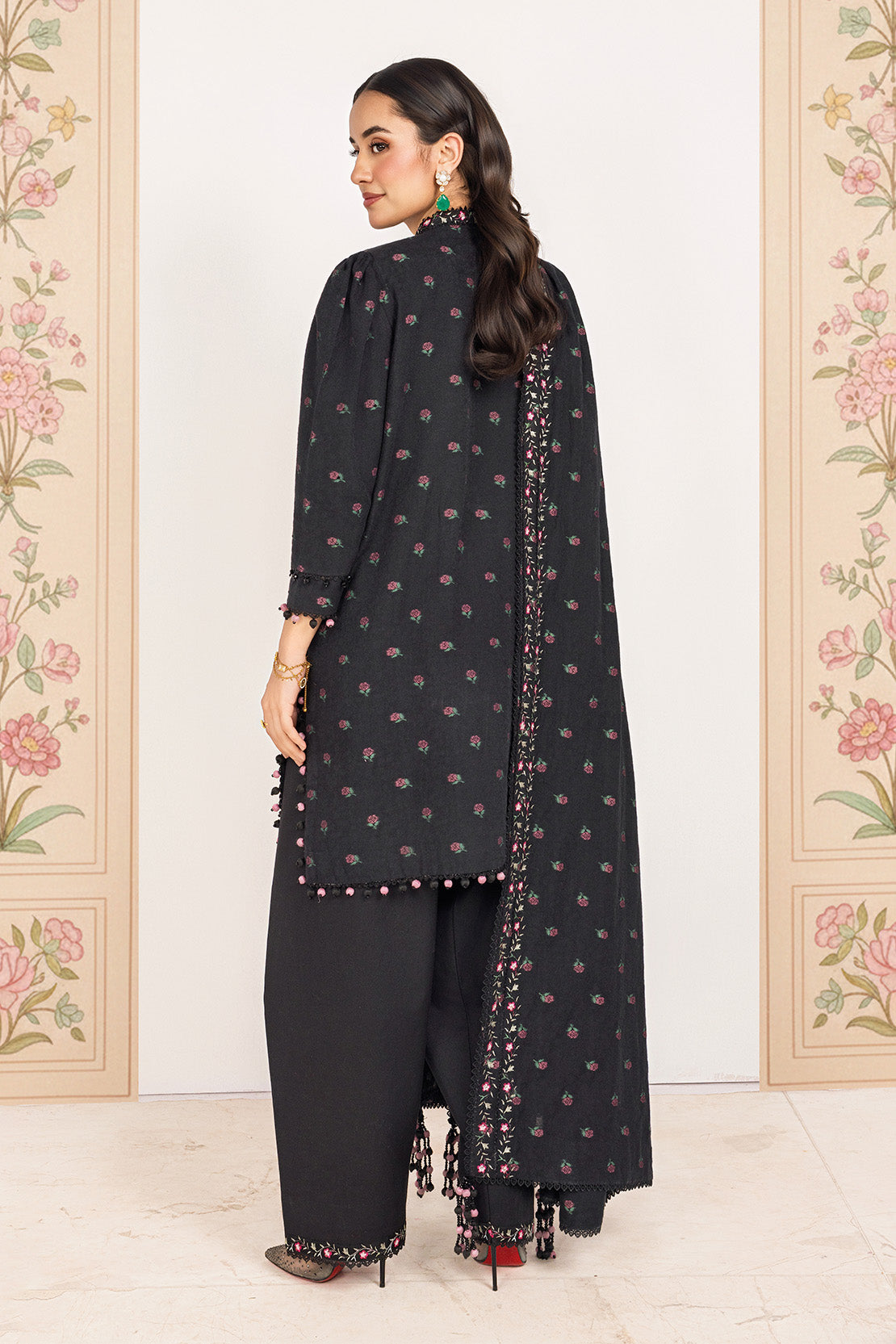 Festive Jacquard - 2 Pc Suit (Shirt & Dupatta)