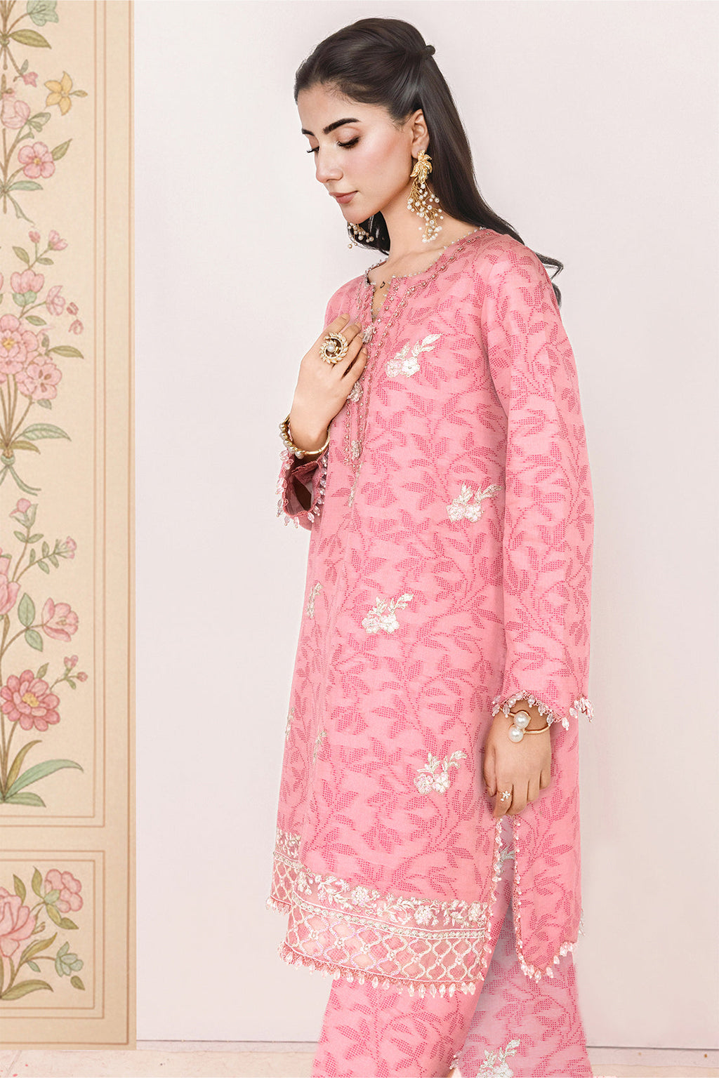 Festive Jacquard - 2 Pc Suit (Shirt & Trouser)