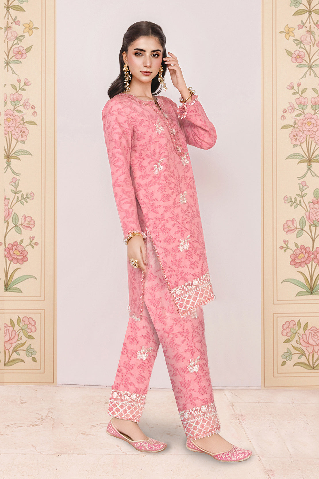 Festive Jacquard - 2 Pc Suit (Shirt & Trouser)