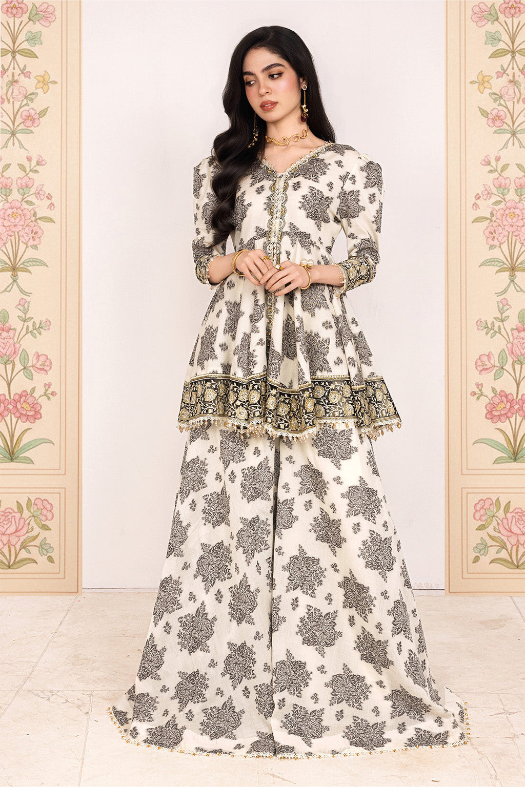 Festive Jacquard - 2 Pc Suit (Shirt & Trouser)