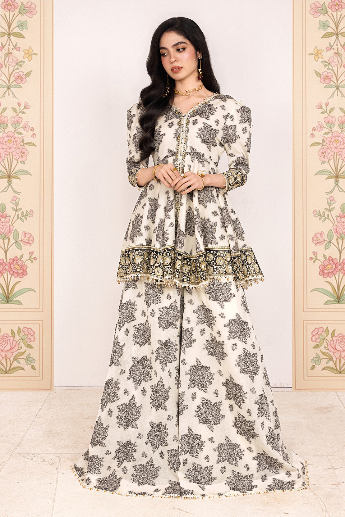 Festive Jacquard - 2 Pc Suit (Shirt & Trouser)