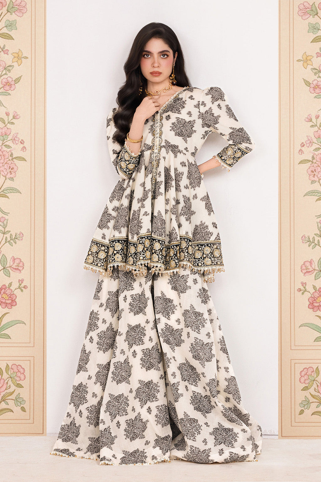 Festive Jacquard - 2 Pc Suit (Shirt & Trouser)