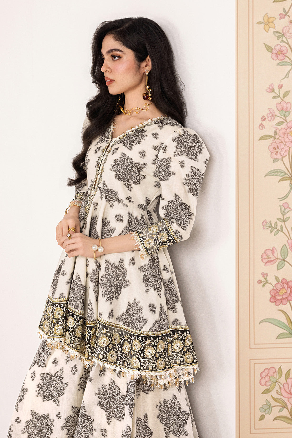 Festive Jacquard - 2 Pc Suit (Shirt & Trouser)