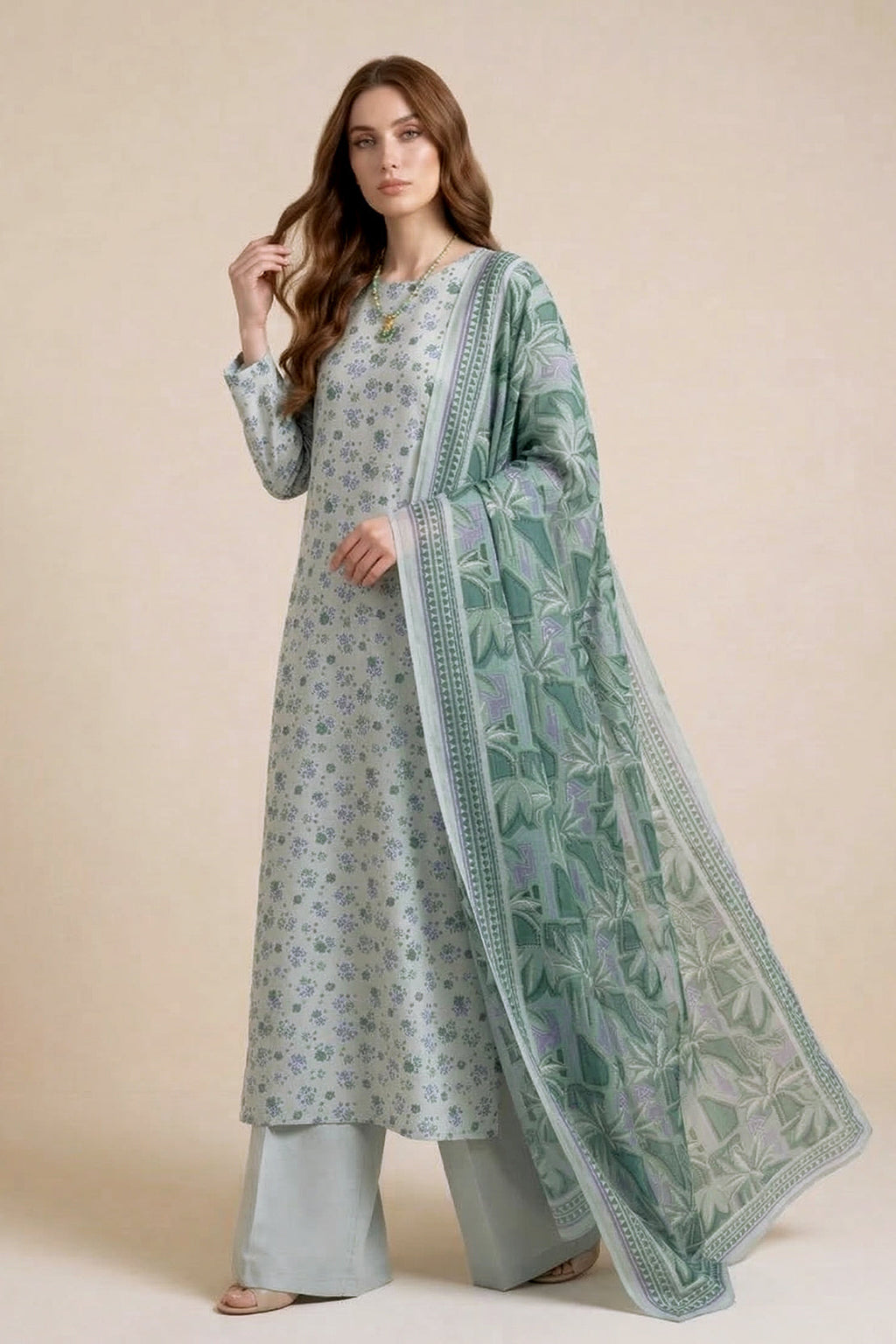 Printed - 2 Pc Lawn Suit (Shirt & Dupatta)