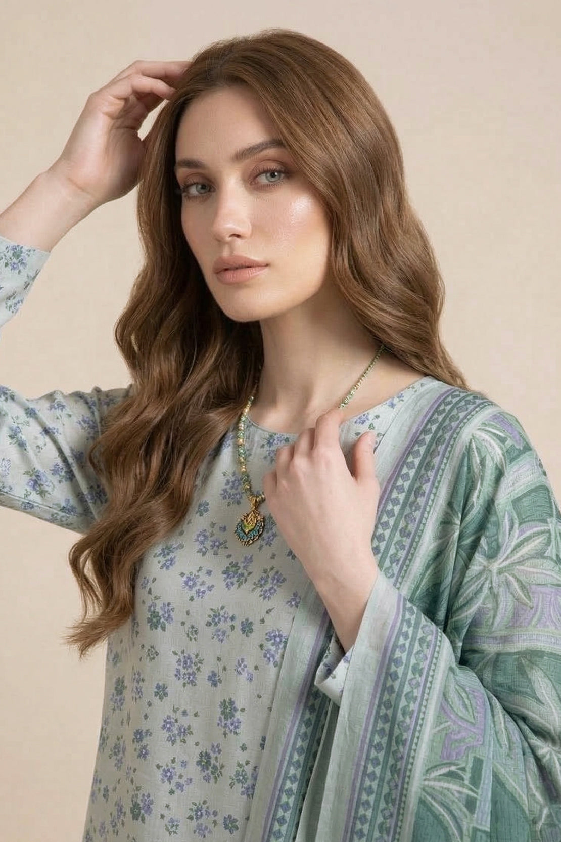 Printed - 2 Pc Lawn Suit (Shirt & Dupatta)