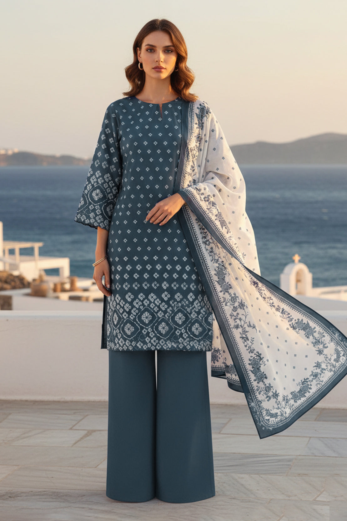 Printed - 2 Pc Lawn Suit (Shirt & Dupatta)
