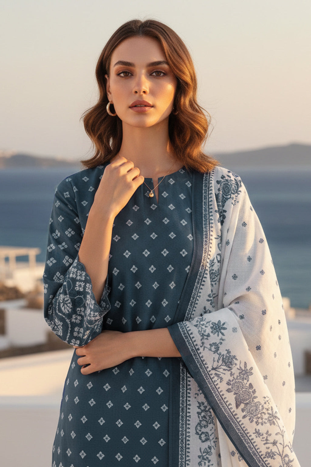 Printed - 2 Pc Lawn Suit (Shirt & Dupatta)