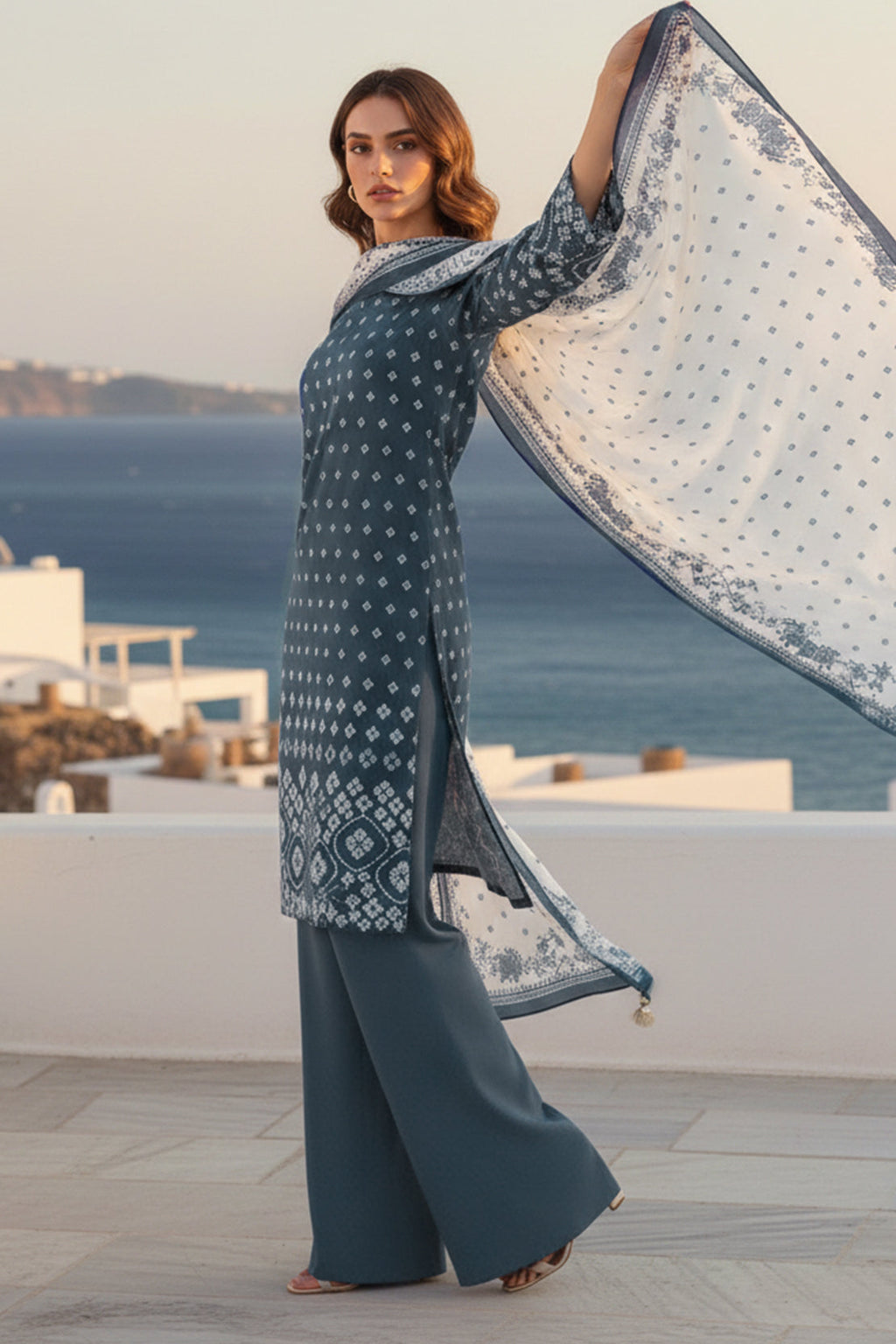Printed - 2 Pc Lawn Suit (Shirt & Dupatta)