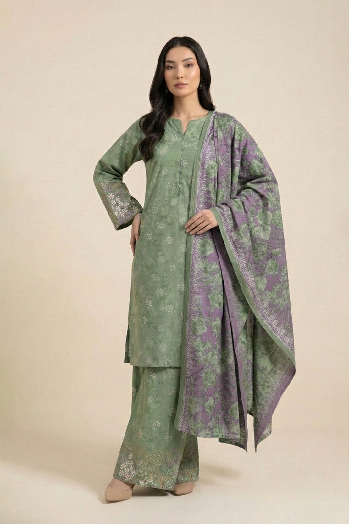 Printed - 3 Pc Lawn Suit