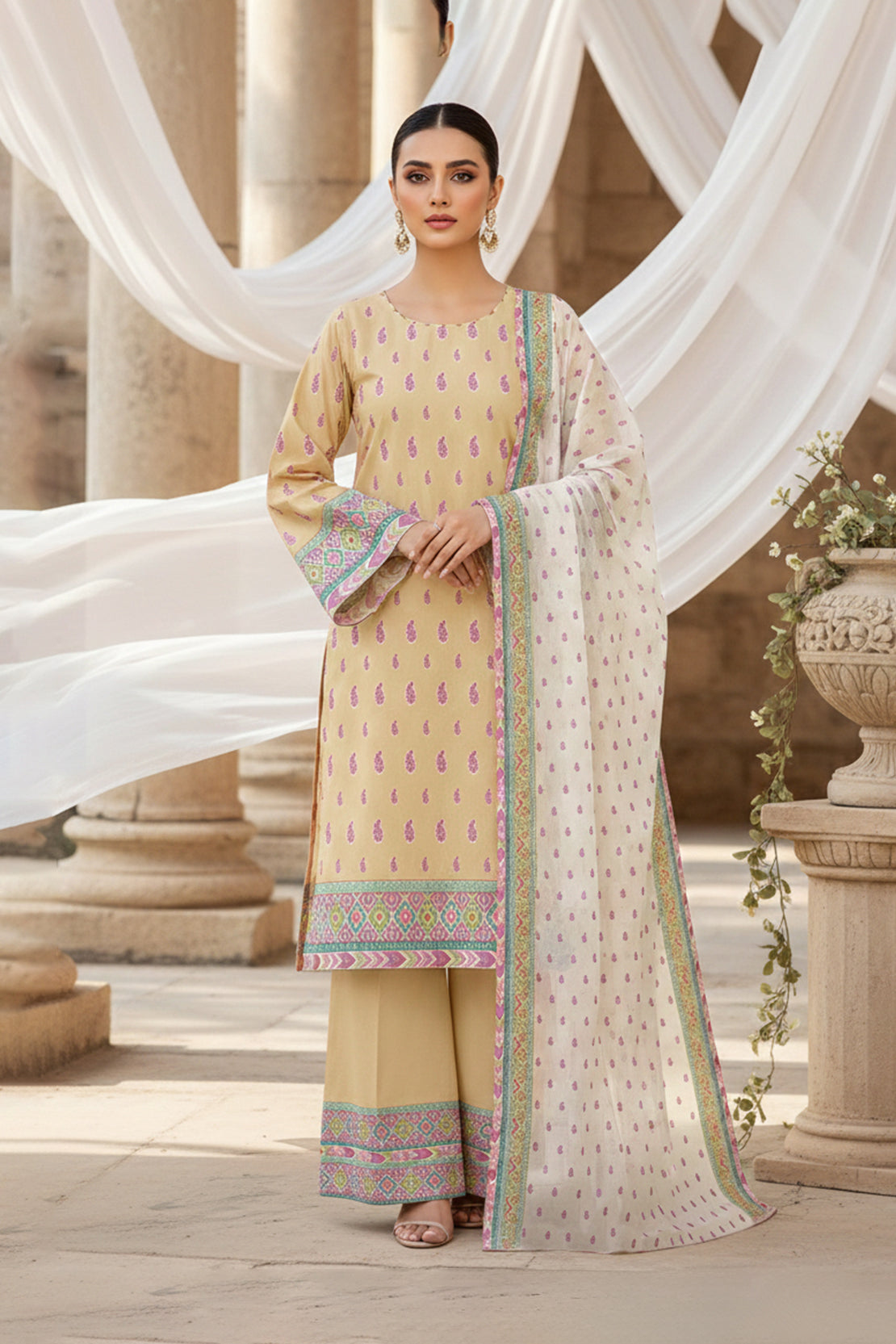 Printed - 3 Pc Lawn Suit