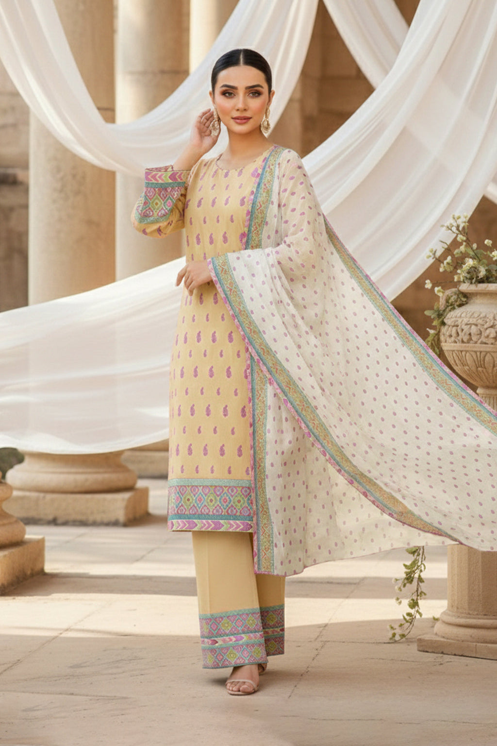Printed - 3 Pc Lawn Suit