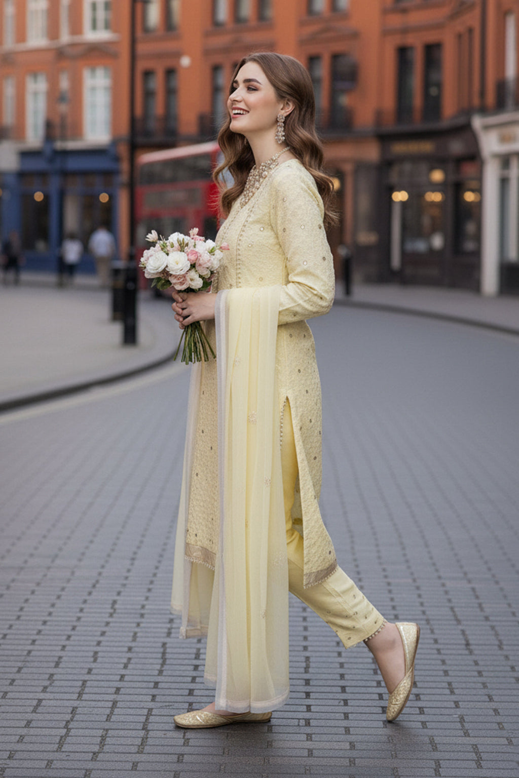 Embellished Cotton Suit - 2PC LUXURY PRET