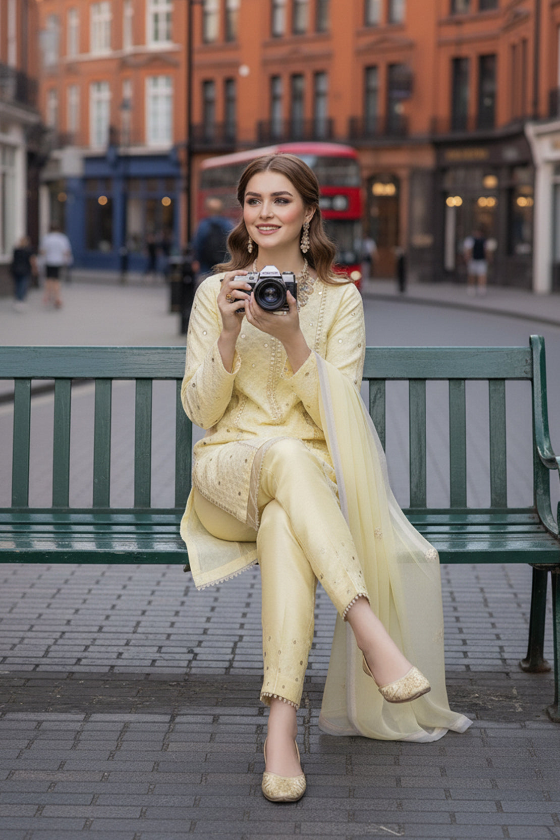 Embellished Cotton Suit - 2PC LUXURY PRET