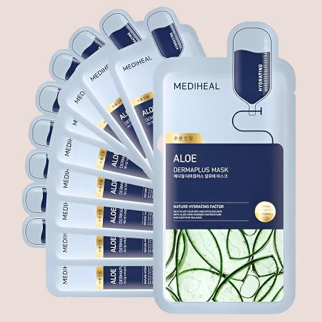 MEDIHEAL - Derma Plus Aloe Mask 22ml (Hydrating)