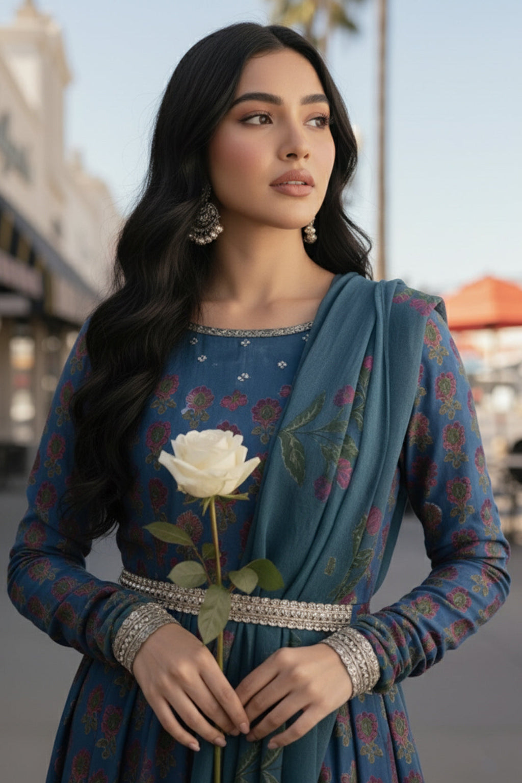 Rangreza - 2PC Peshwas & Dupatta LUXURY PRET