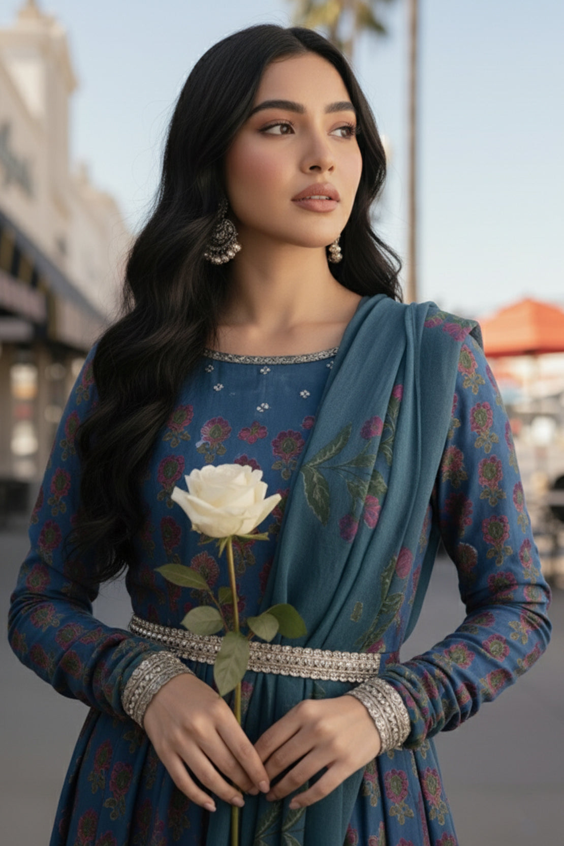 Rangreza - 2PC Peshwas & Dupatta LUXURY PRET