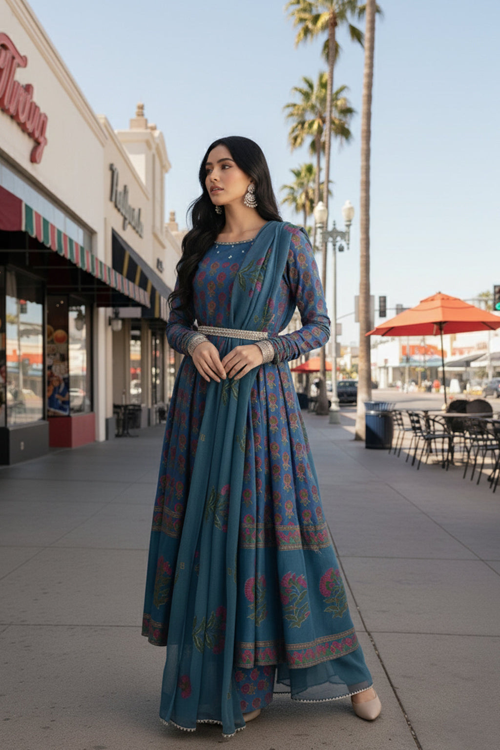 Rangreza - 2PC Peshwas & Dupatta LUXURY PRET