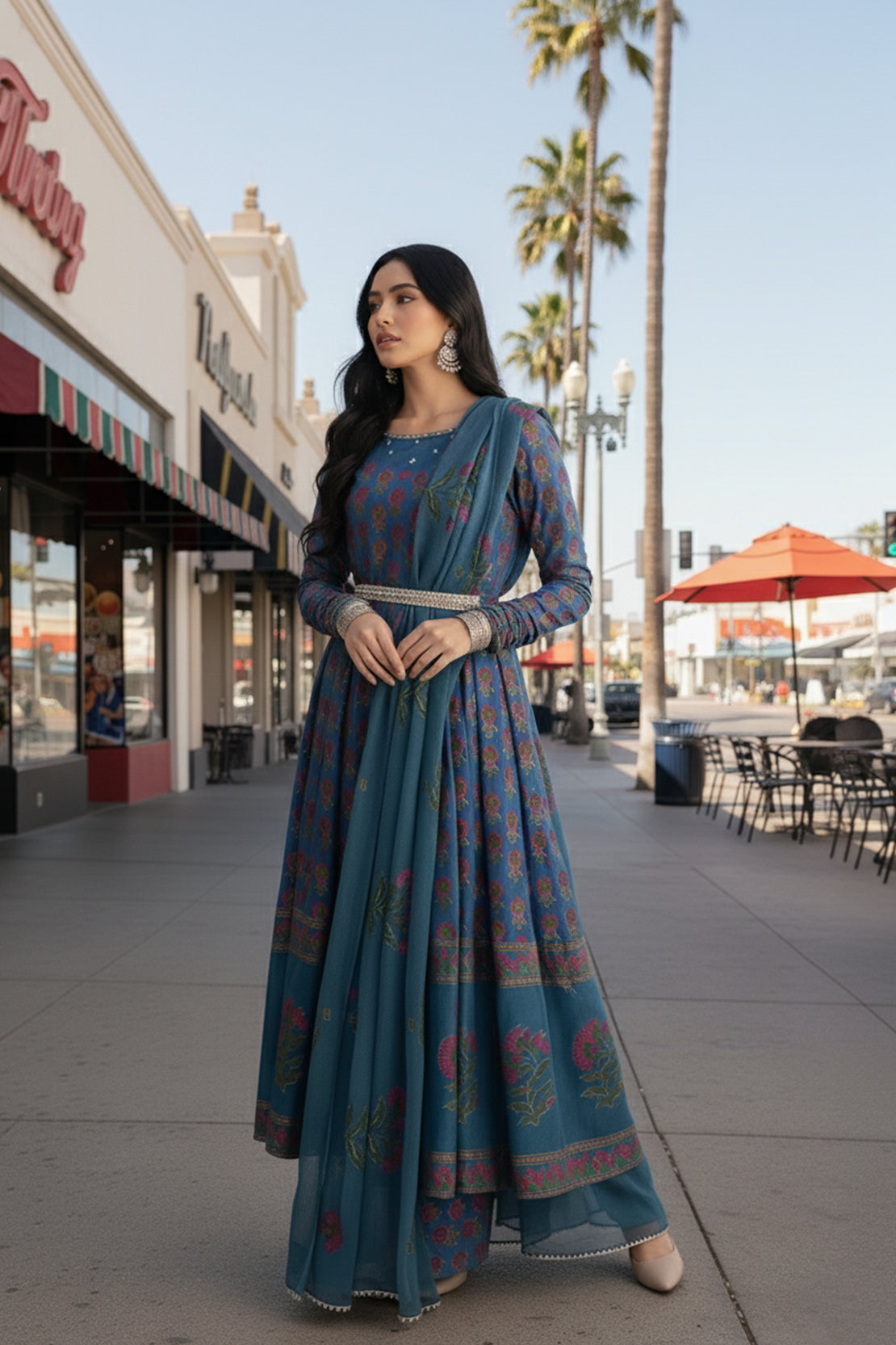 Rangreza - 2PC Peshwas & Dupatta LUXURY PRET