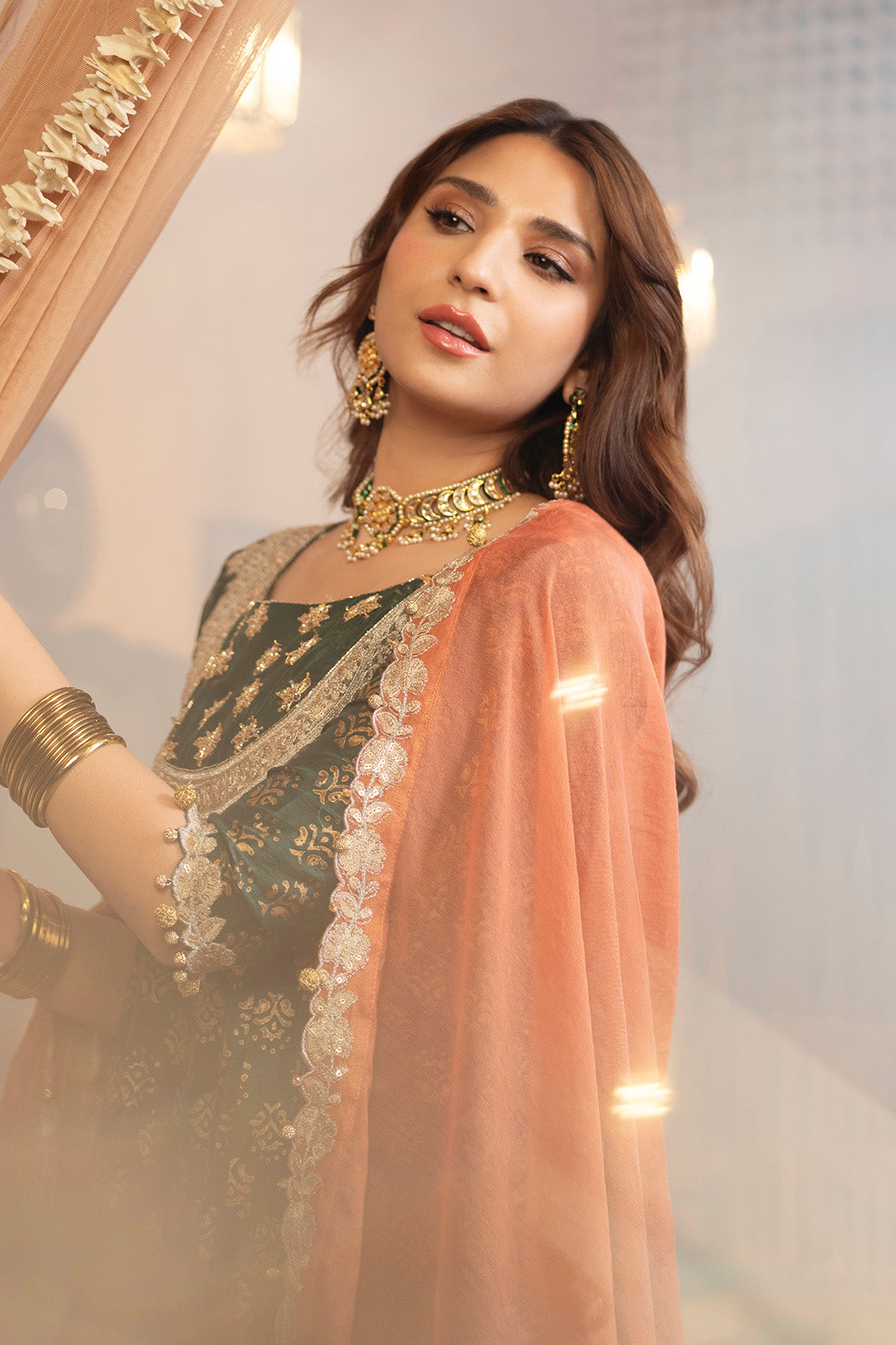 ZARREEN ANARKALI – 2PC RAWSILK & PAPER COTTON LUXURY PRET