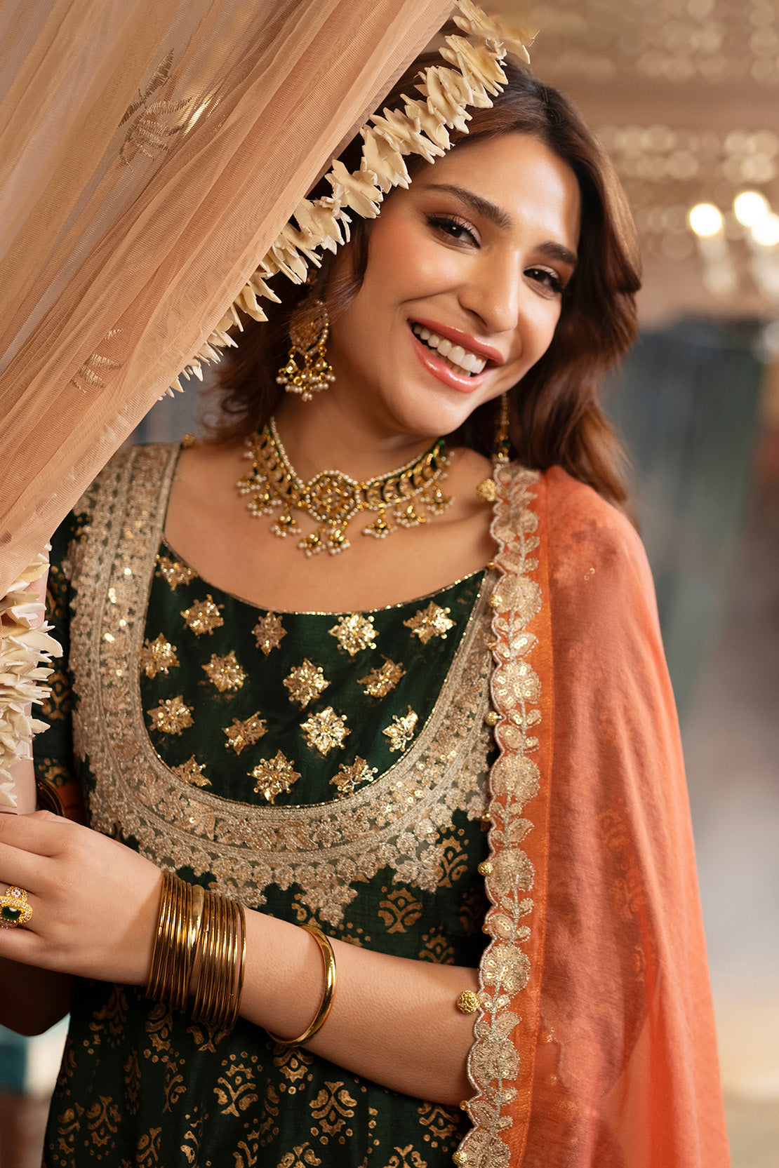 ZARREEN ANARKALI – 2PC RAWSILK & PAPER COTTON LUXURY PRET