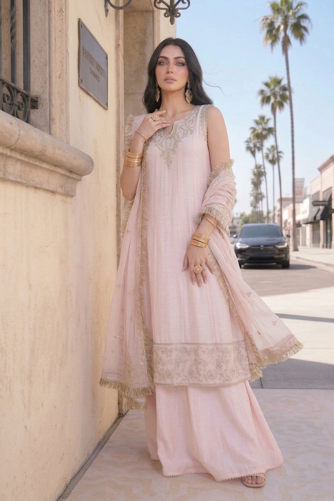 SUNEHRI SHAAM – 3PC COTTON NET, CHIFFON & LAWN LUXURY PRET
