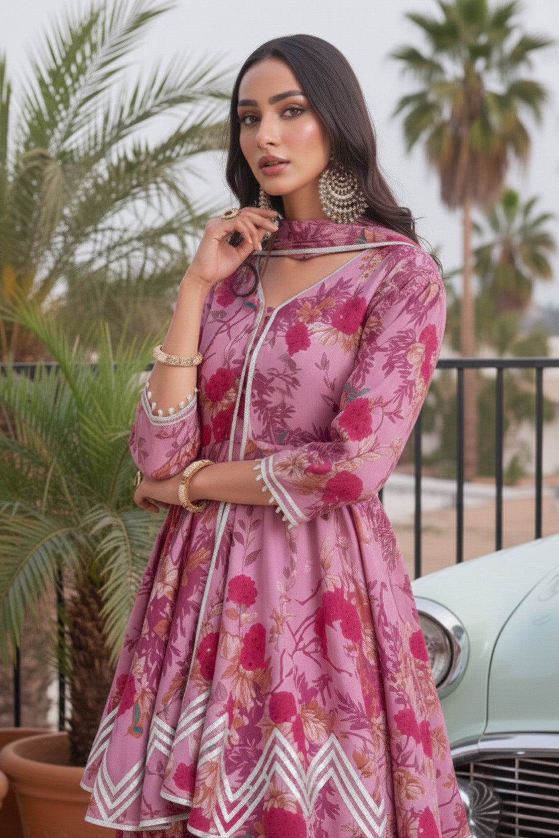 BLOSSOMS OF CHINOISERIE – 3PC GRIP & CHIFFON LUXURY PRET