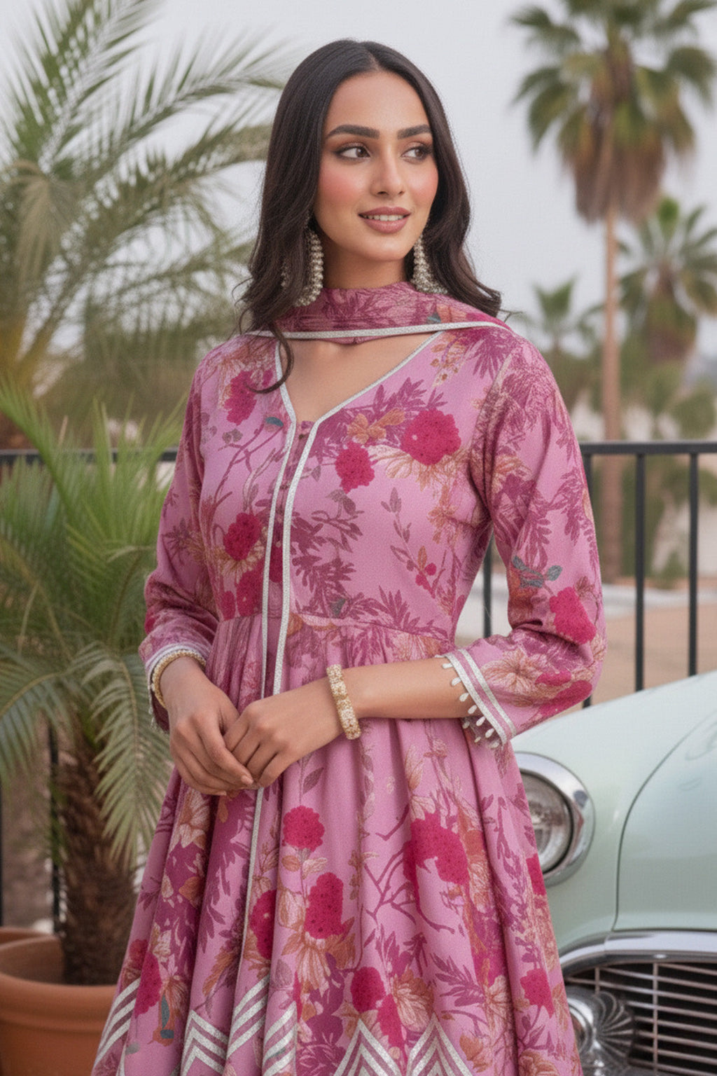 BLOSSOMS OF CHINOISERIE – 3PC GRIP & CHIFFON LUXURY PRET