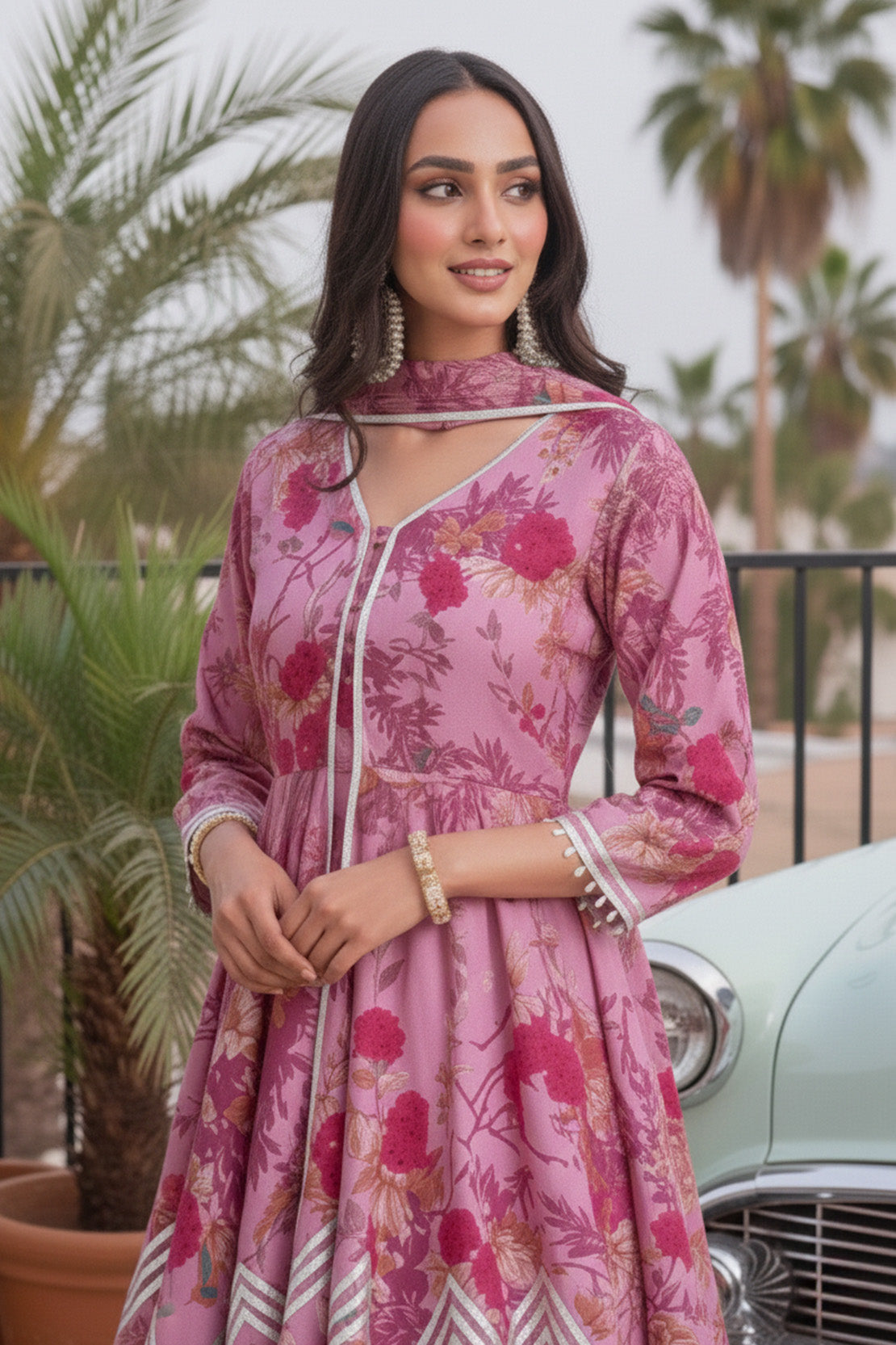 BLOSSOMS OF CHINOISERIE – 3PC GRIP & CHIFFON LUXURY PRET