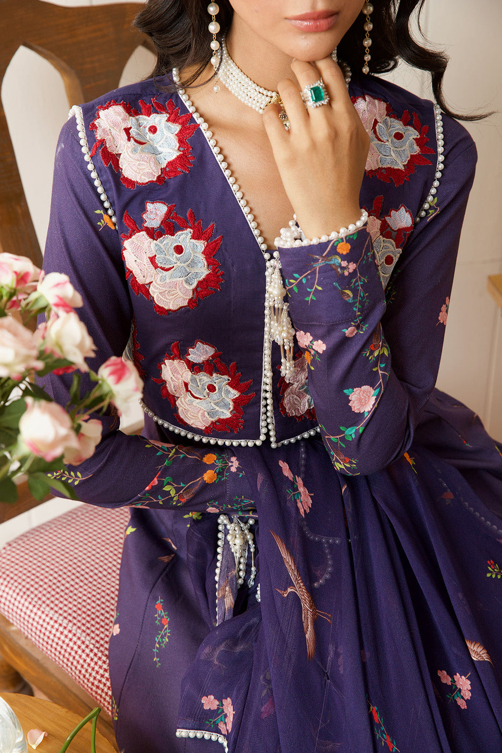 GULRUKH – 2PC LAWN & CHIFFON LUXURY PRET