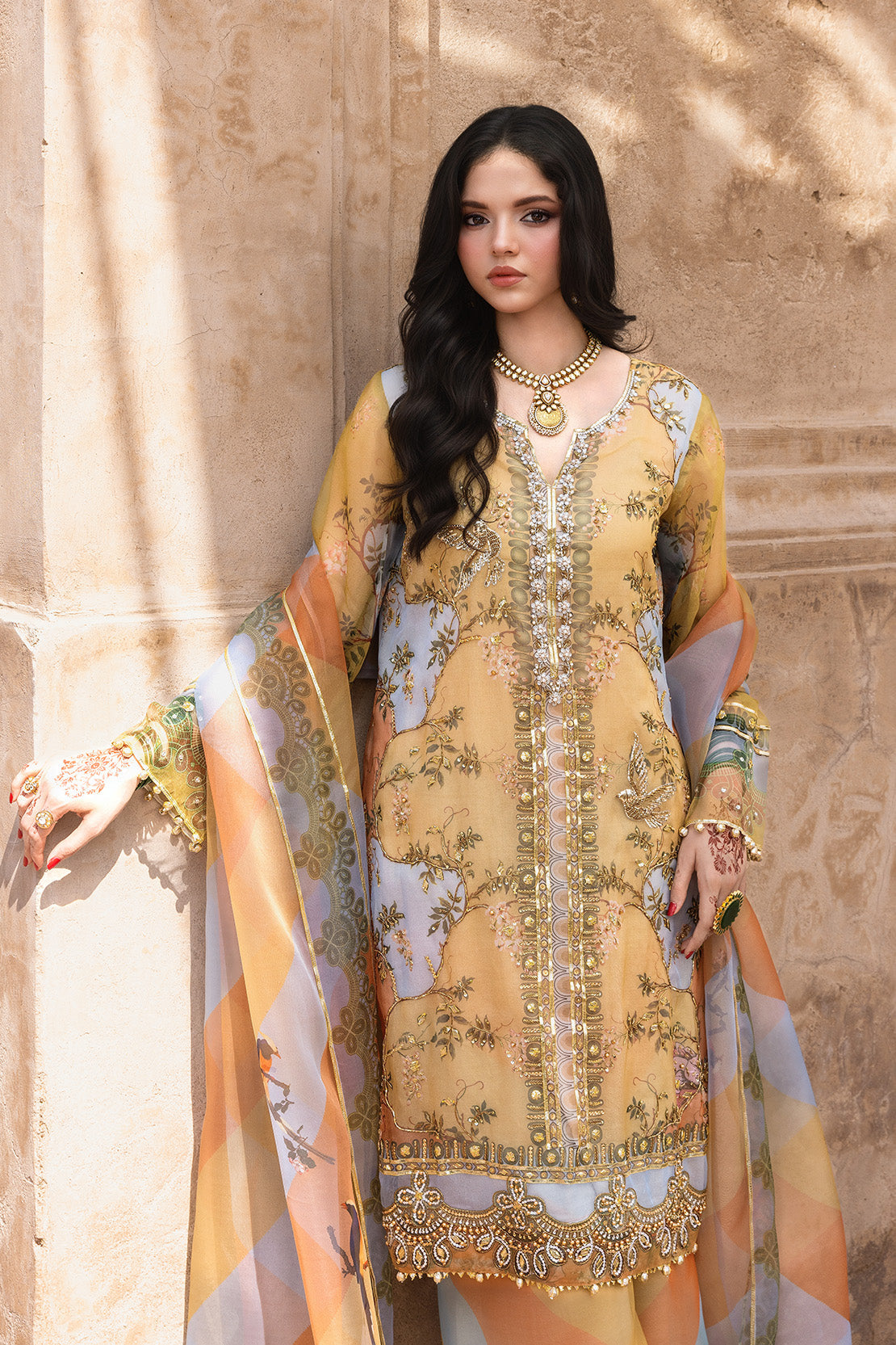 SUROOR – 3PC ORGANZA WEDDING FESTIVE PRET