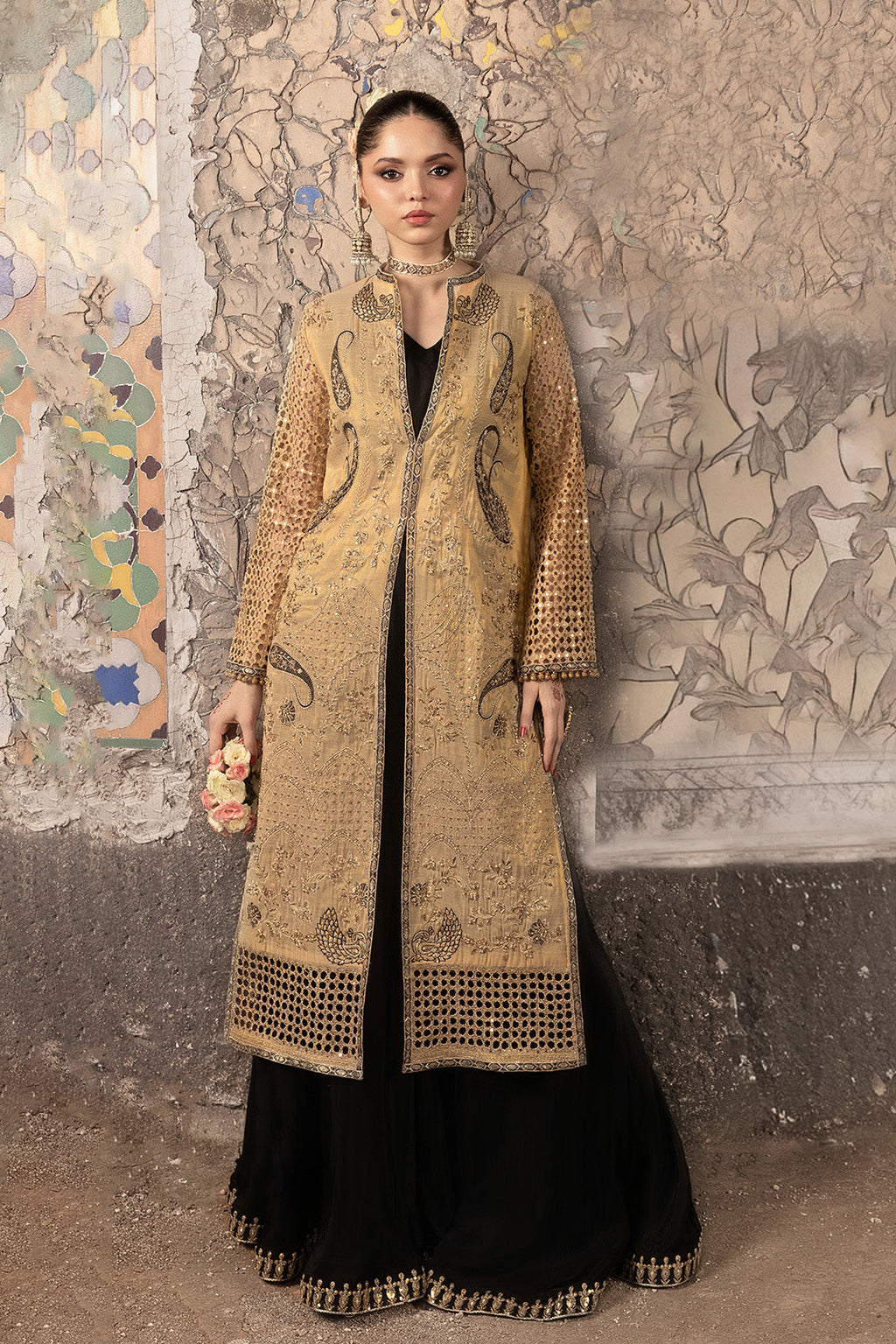NAQSH –E-KHAS – 3PC ZARI & RAWSILK WEDDING FESTIVE PRET
