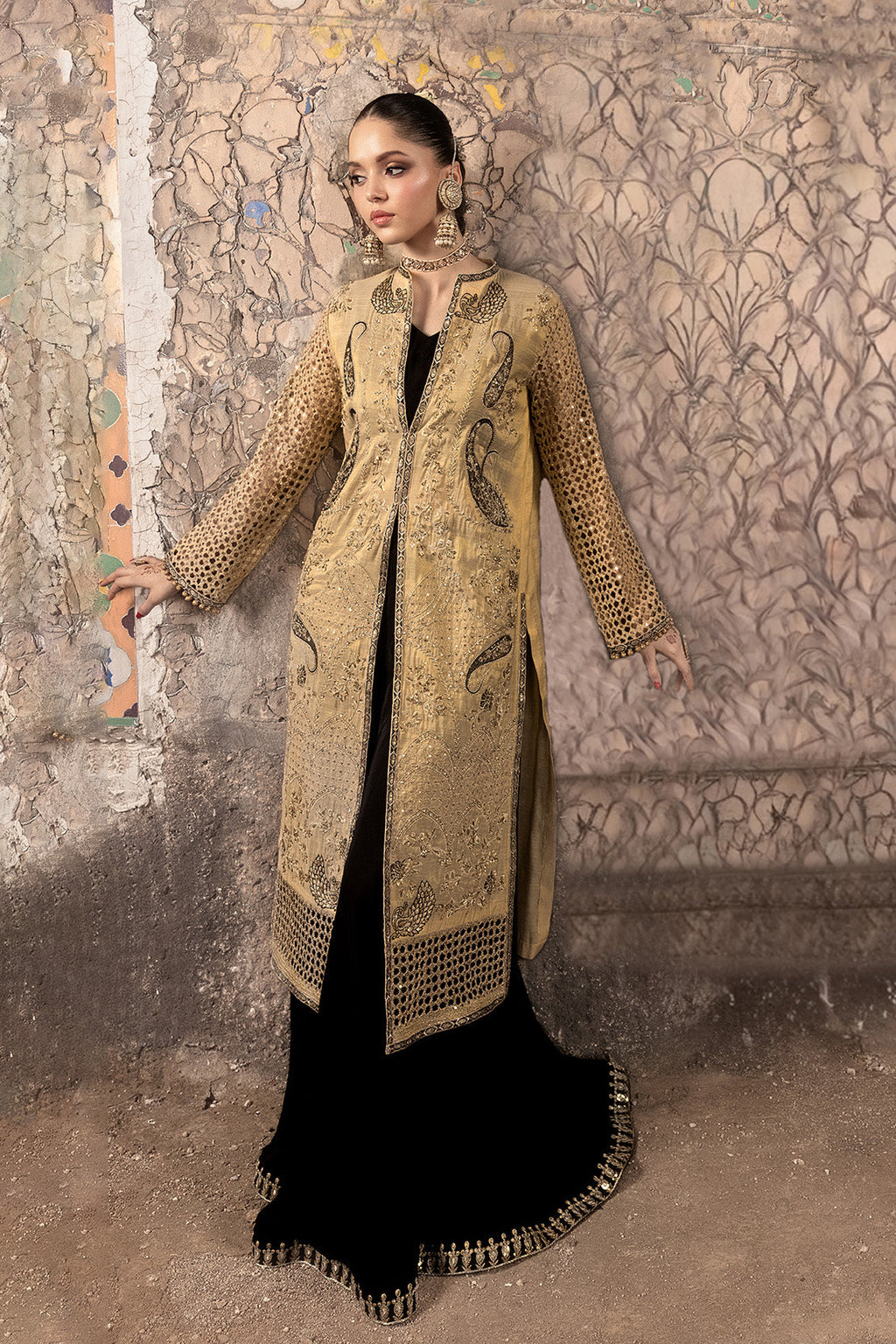 NAQSH –E-KHAS – 3PC ZARI & RAWSILK WEDDING FESTIVE PRET