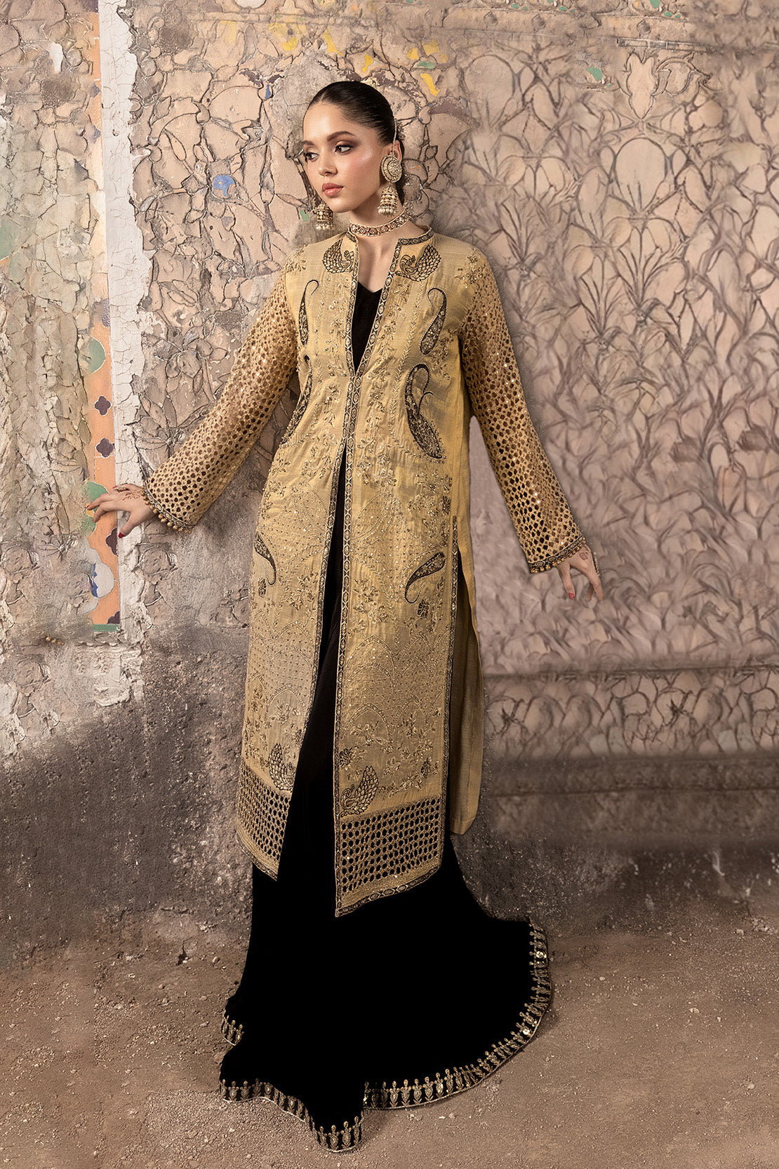 NAQSH –E-KHAS – 3PC ZARI & RAWSILK WEDDING FESTIVE PRET